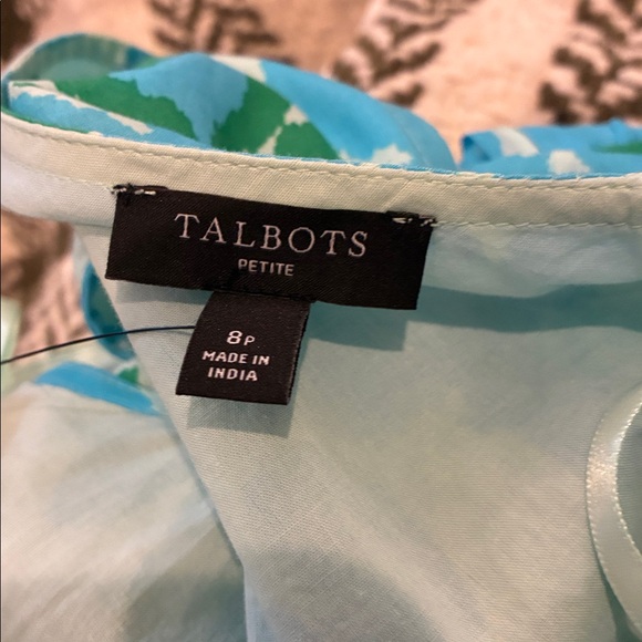 Talbot Petite Ikat Medallion Tiered Maxi Dress - Picture 13 of 14